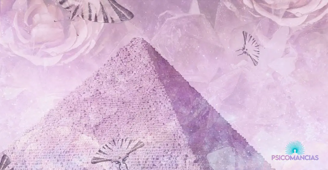 El símbolo de la pirámide en las hojas de té